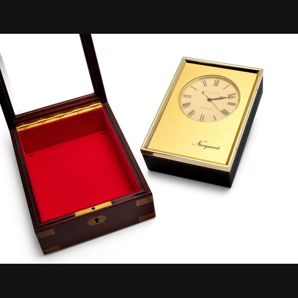 PATEK PHILIPPE, TIFFANY & CO, TABLE CLOCK NAVIQUARTZ