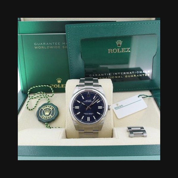 Rolex Oyster Perpetual41 Blue 124300 Full Set
