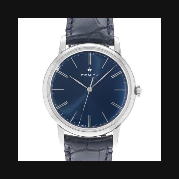 Zenith Elite03.2290.679/51.C700 39mm Blue Dial Steel Mens Watch with Box 2018
