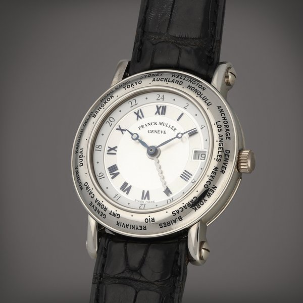 Franck Muller Reference 2800 HM38 | A white gold world time wristwatch with date | Circa 1995