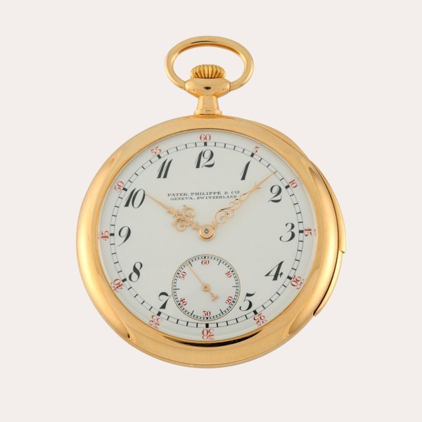 Patek Philippe A yellow gold keyless open face minute repeating watch | Circa 1917