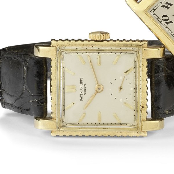 Patek Philippe. An 18ct gold manual wind wristwatch Ref:2472, Case No.514617, Movement No.742895, Circa 1957