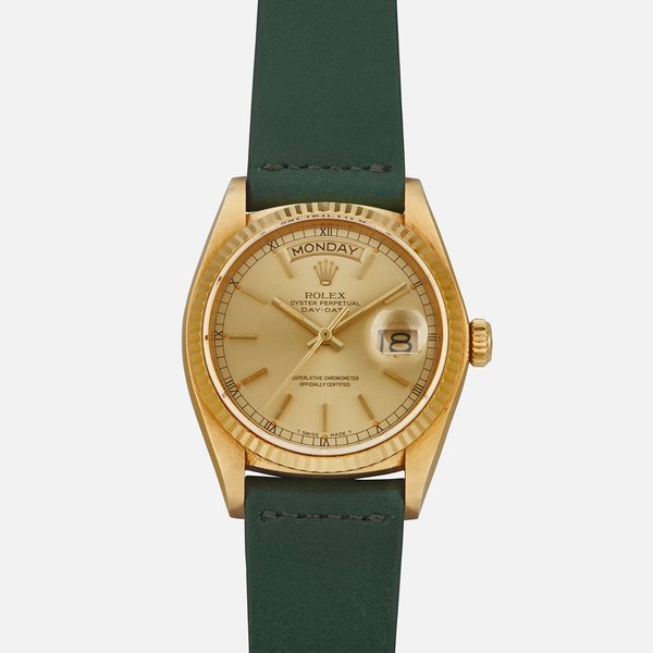 Rolex 1981 Rolex Day-Date Ref. 18038 In Yellow Gold
