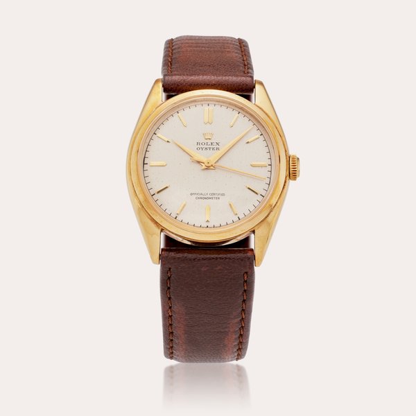 Rolex Reference 4365 Oyster | A yellow gold wristwatch, Circa 1960