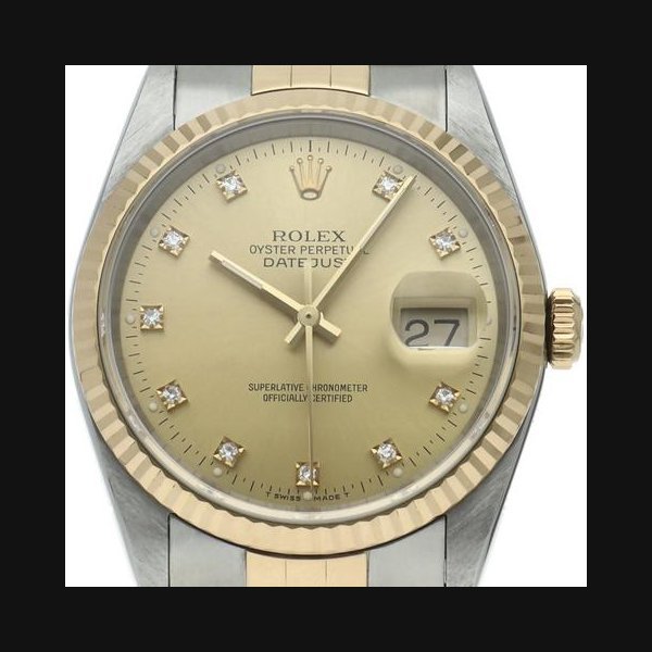 Rolex Rolex Datejust16233G Automatic 1991 Gold/Steel Very good