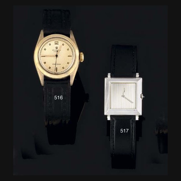 Rolex Rolex. A 10ct Gold Centre Seconds Water Resistant Wristwatch SIGNED ROLEX OYSTER PRECISION, CASE NO 717040, REF 6020, CIRCA 1960