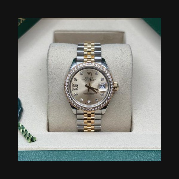 Rolex Rolex Lady-DatejustNEW 2026 Champagne Star Diamond Dial Two Tone Yellow Gold Diamond Jubilee