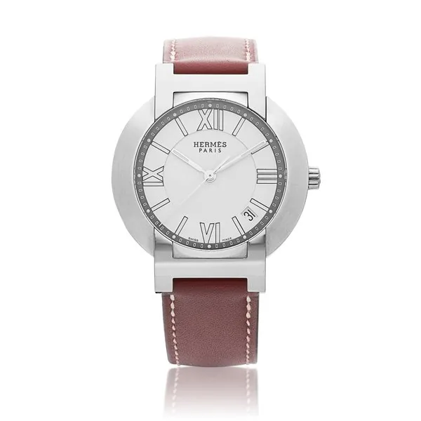 Hermès Nomade, Reference N01.710 | A stainless steel wristwatch with date, Circa 2008 | 愛馬仕 | Nomade 型號N01.710 | 精鋼腕錶，備日期顯示，約2008年製 · N01.710
