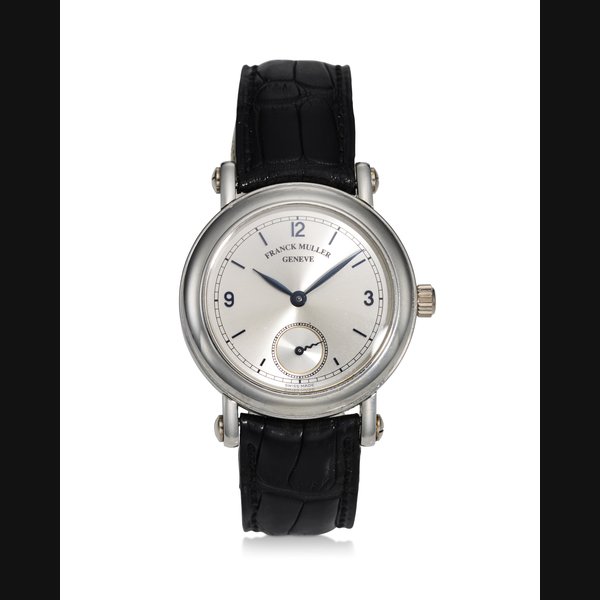FRANCK MULLER, REF. 2801 S6 GM, AN EARLY PLATINUM WRISTWATCH WITH SUBSIDIARY SECONDS