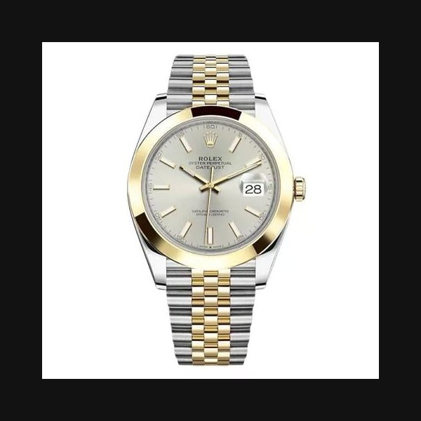 Rolex DatejustUnworn 2026 41mm Two-Tone Yellow Gold Silver Index Dial Ref. 126303