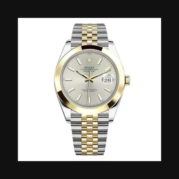 Rolex DatejustUnworn 2026 41mm Two-Tone Yellow Gold Silver Index Dial Ref. 126303