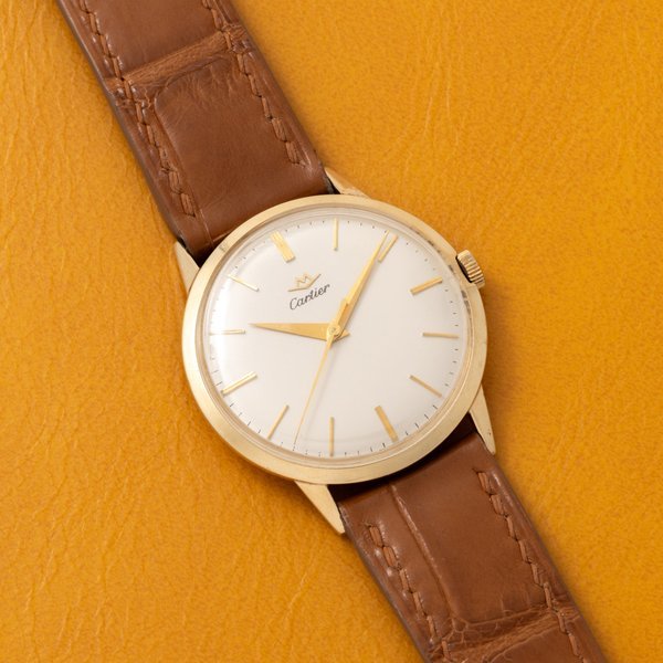 Movado Cartier For Movado Yellow Gold Dress Watch