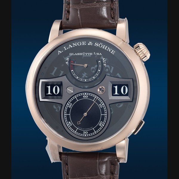 A. Lange & Söhne A. Lange & Söhne Ref. 142.055 Zeitwerk Honeygold “Lumen” · 142.055