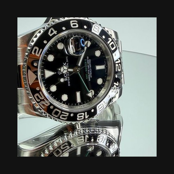 Rolex Rolex GMT-Master II116710LN Black Ceramic 40mm Black Ceramic Bezel