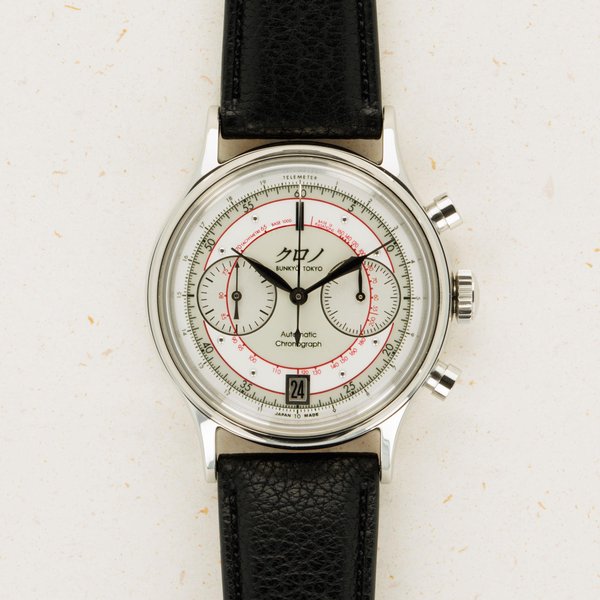 Kurono KURONO TOKYO CHRONOGRAPH II SHIRO BY HAJIME ASAOKA · Shiro