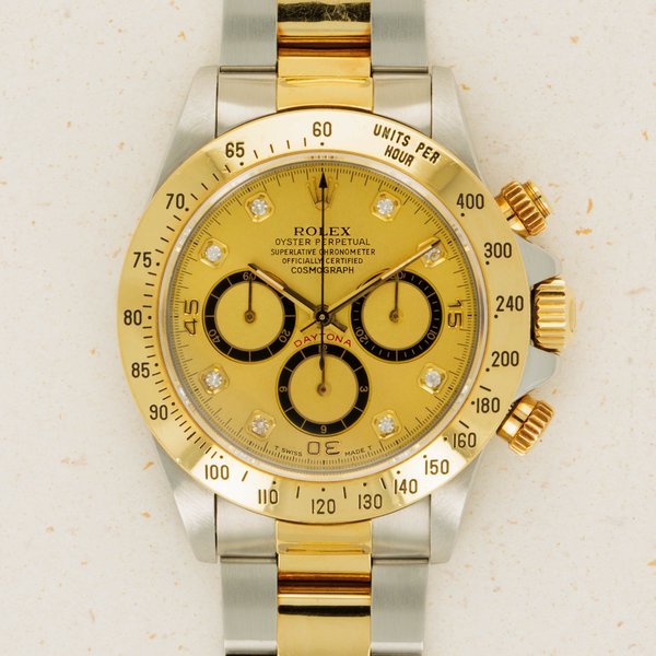 Rolex Rolex Daytona 16523 Two-Tone Champagne Diamond Dial