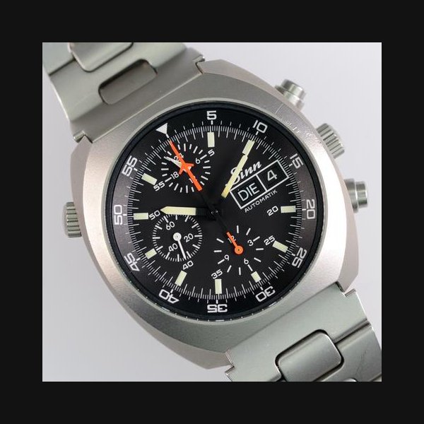 Sinn 142"Weltraumchronograph" Lemania 5100 Edelstahl 43mm Herren