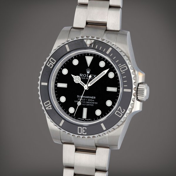 Rolex Submariner, Reference 114060 | A stainless steel wristwatch with bracelet | Circa 2020
