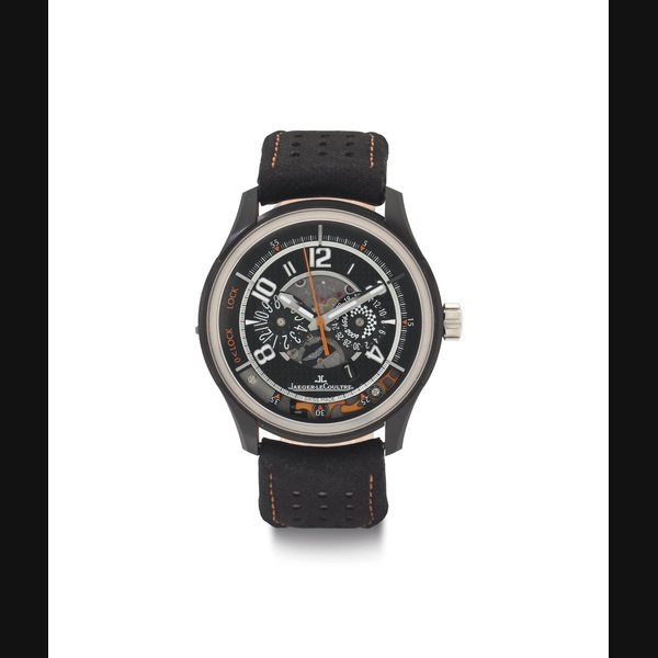 Jaeger-Lecoultre Jaeger-LeCoultre. A Large Limited Edition Black Titanium Automatic Vertical Trigger Chronograph Wristwatch with Date SIGNED JAEGER-LECOULTRE , AMVOX2 CHRONOGRAPH CONCEPT MODEL, LIMITED SERIES NO. 072/100, ASTON MARTIN, REF. 192.T.25, CASE NO. 2514476, CIRCA 2008