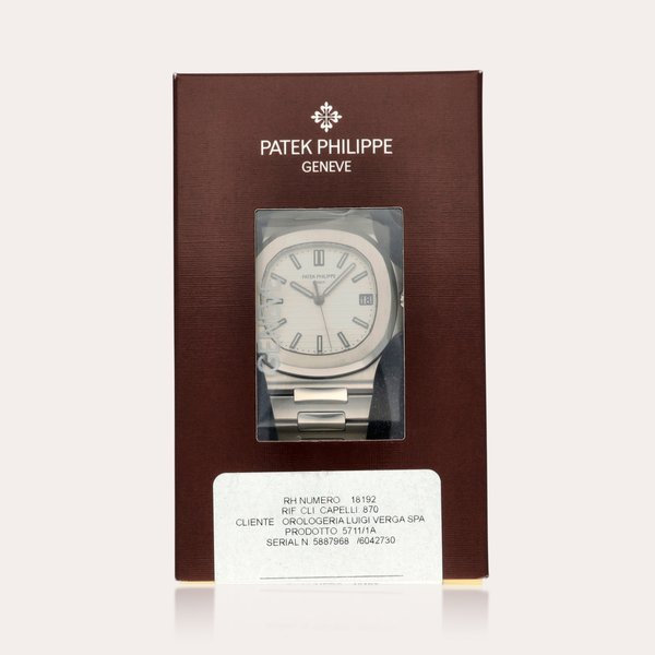 Patek Philippe Nautilus, Reference 5711/1A-011 | A stainless steel service sealed wristwatch with date and bracelet | Circa 2015 · 5711/1A-011