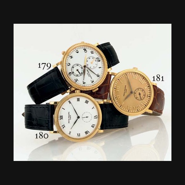 PATEK PHILIPPE. AN 18K GOLD WRISTWATCH SIGNED PATEK PHILIPPE, GENEVE, MOVEMENT NO. 1855621, CASE NO. 4011867, REF. 5022, CIRCA 1998