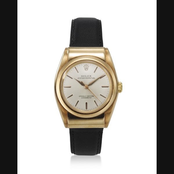 ROLEX, REF. 3065, “BUBBLEBACK”, A FINE 14K ROSE GOLD WRISTWATCH WITH HOODED LUGS