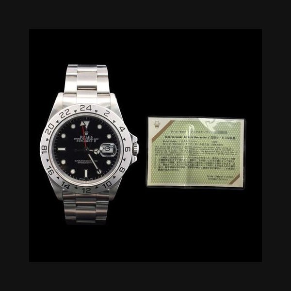 Rolex Rolex Explorer IIBlack Dial | 2009 Service Papers | Ref. 16570 | S-Serial