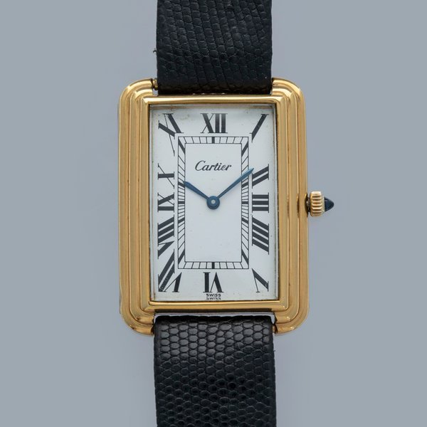 Cartier Cartier Stepped Case Tank Pre-Must Gold Plated