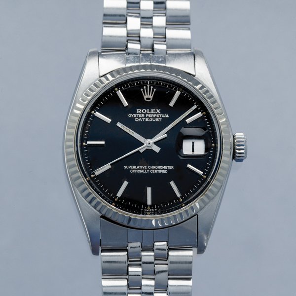 Rolex Rolex Datejust 1601 Black Gilt Dial · 1601