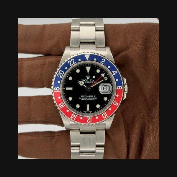Rolex Rolex GMT-Master II2001 Rolex GMT-Master II Pepsi SEL Bracelet 40mm Stainless Steel 16710