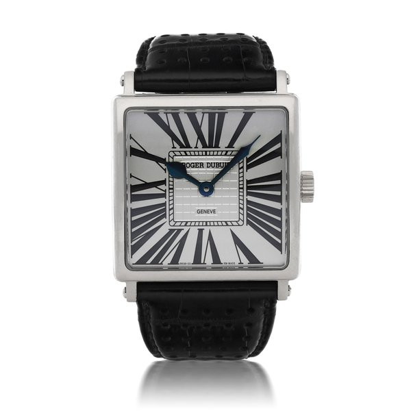 Roger Dubuis GOLDEN SQUARE LIMITED EDITION WHITE GOLD WRISTWATCH CIRCA 2010
