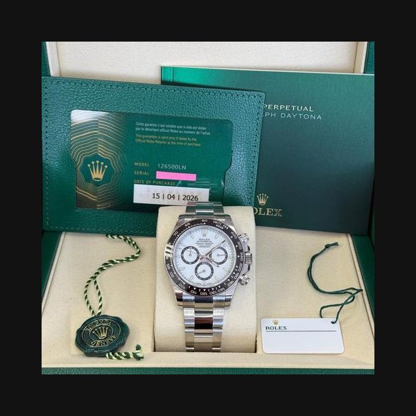 Rolex Rolex DaytonaNEW 2026 Panda Daytona 126500LN - Complete Set