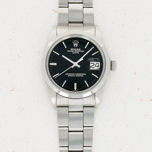 Rolex Rolex Oyster Perpetual Date Black Gilt 1500 · 1500
