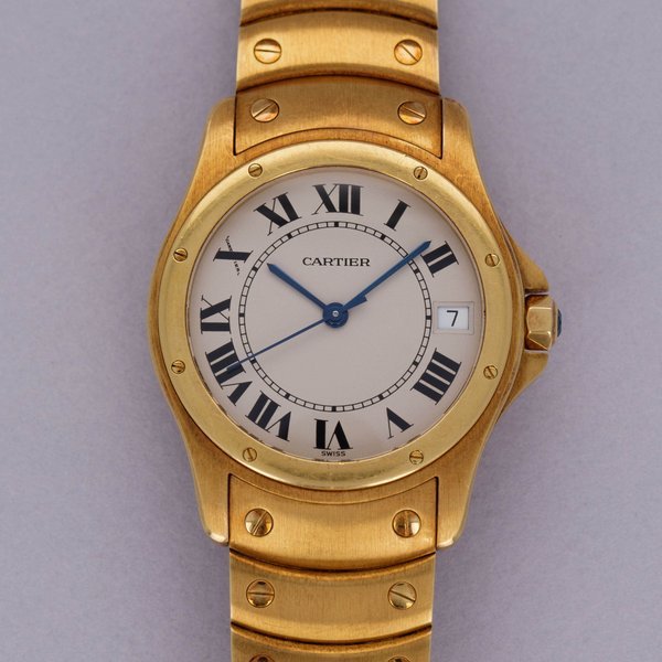 Cartier Cartier Santos Ronde 1900-1 Automatic 18k YG
