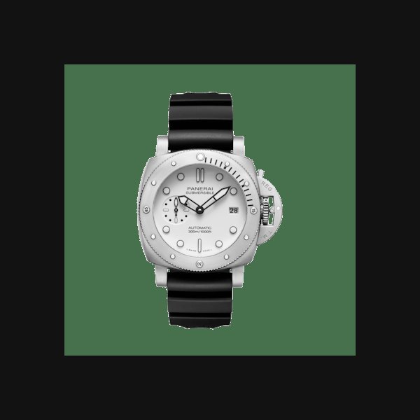 Panerai SUBMERSIBLE QUATTRO/STL/44MM/BLK DL/BLK RUBBR STRP
