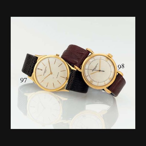 VACHERON CONSTANTIN. AN 18K GOLD ULTRA-THIN WRISTWATCH SIGNED VACHERON & CONSTANTIN, GENEVE, MOVEMENT NO. 547326, CASE NO. 372793, REF. 6099, RETAILED BY TÜRLER, CIRCA 1960
