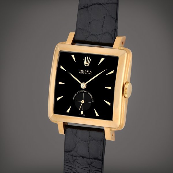 Rolex 'Cioccolatone', Reference 4645 | A yellow gold wristwatch | Circa 1947 · 4645