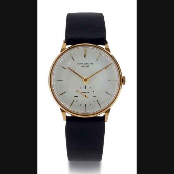 PATEK PHILIPPE. AN 18K GOLD WRISTWATCH SIGNED PATEK PHILIPPE, GENEVE, RETAILED BY GÜBELIN, MOVEMENT NO. 734880, CASE NO. 433358, REF. 3420, MANUFACTURED IN 1970