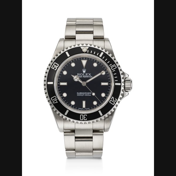 ROLEX, STAINLESS STEEL 'SUBMARINER', REF. 14060M SERIAL NO: F780091