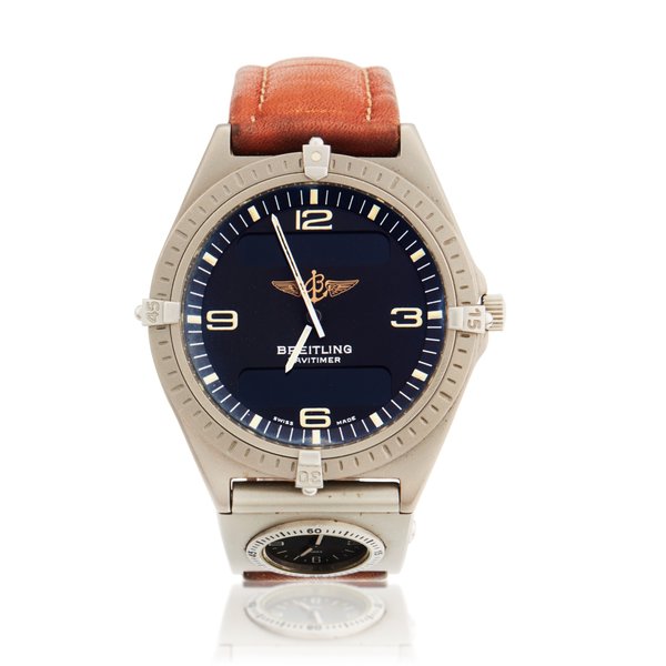 Breitling Reference E56059 Aerospace UTC | A titanium dual time zone wristwatch with analog calendar, Circa 2000