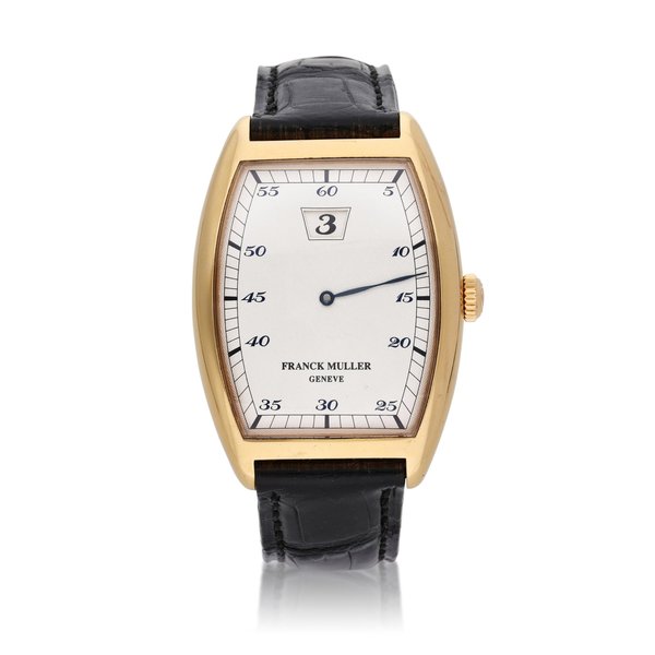 Franck Muller Reference 2852 HS | An automatic pink gold jump hour wristwatch, Circa 2001