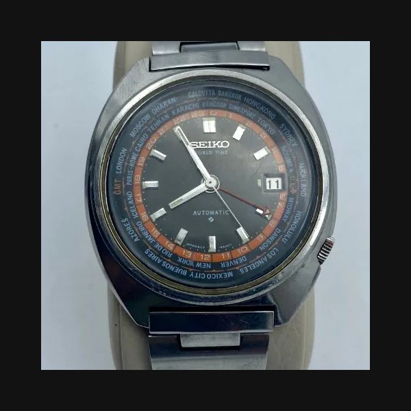 Seiko Vintage Seiko 6117-6400 World Time Automatic December 1970 GMT