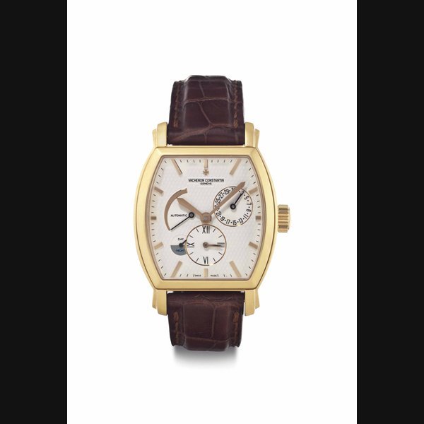Vacheron Constantin Vacheron Constantin. An 18k Pink Gold Automatic Dual Time Wristwatch SIGNED VACHERON CONSTANTIN, GENÈVE, MALTE MODEL, REF. 9101, MOVEMENT NO, 999'098, CASE NO, 113'8'944, MANUFACTURED IN 2007