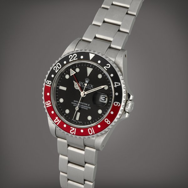 Rolex GMT-Master II ‘Coke', Reference 16710 | A stainless steel dual time zone wristwatch with date and bracelet | Circa 2003 · 16710
