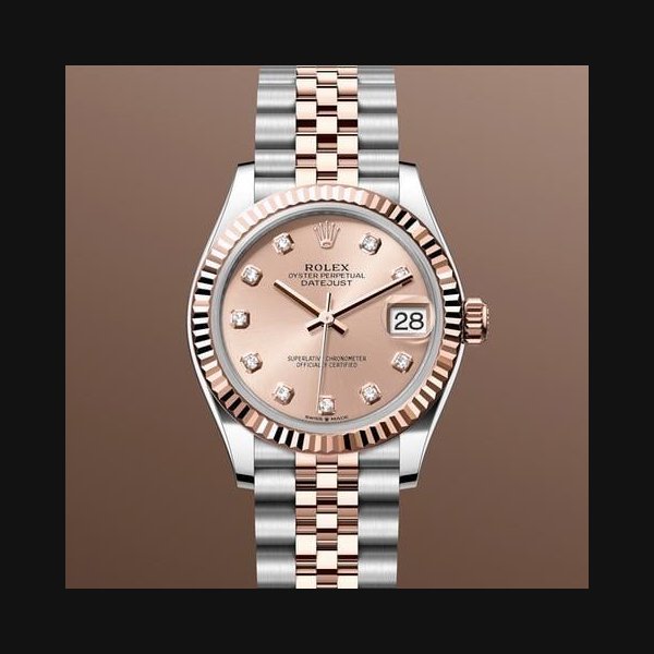 Rolex Rolex DatejustNEW 2026 278271 Pink Diamonds Jubilee Rose Gold Steel