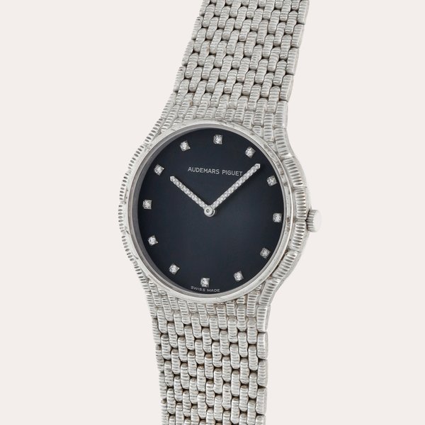 Audemars Piguet A white gold and diamond-set bracelet watch | Circa 1985