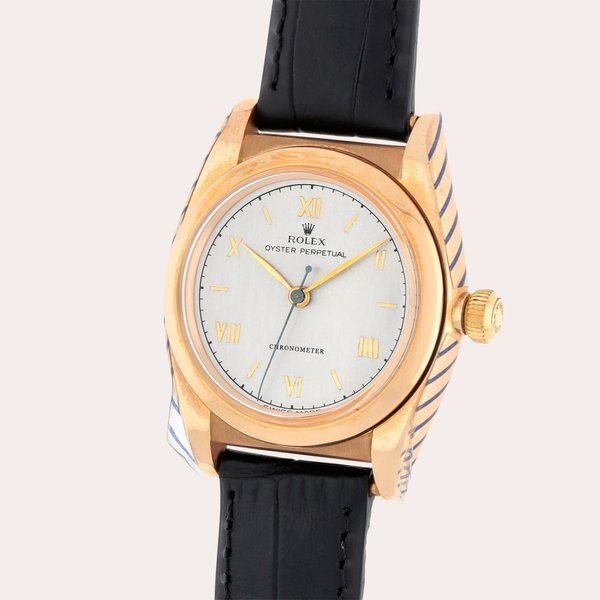 Rolex 'Bubbleback', Reference 3131 | A yellow gold wristwatch | Circa 1946 · 3131