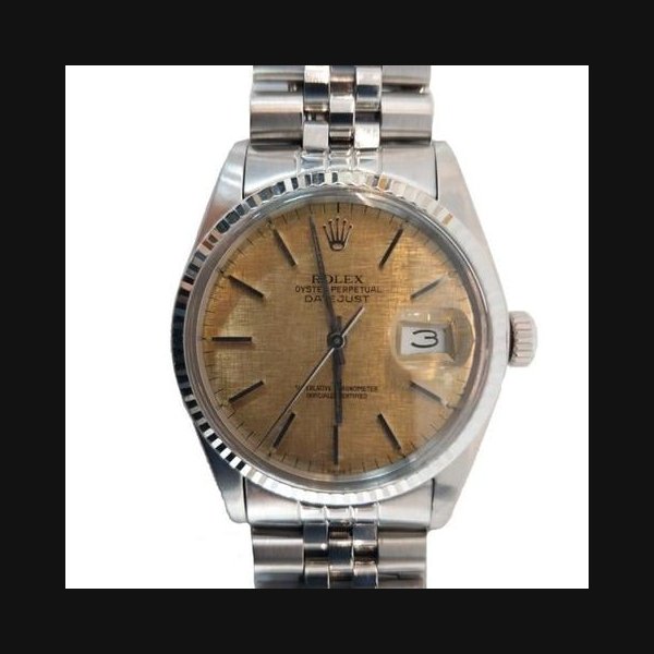 Rolex Datejust36mm Automatic Bicolor Dial Steel Jubilee 16014 Men's Watch [U]