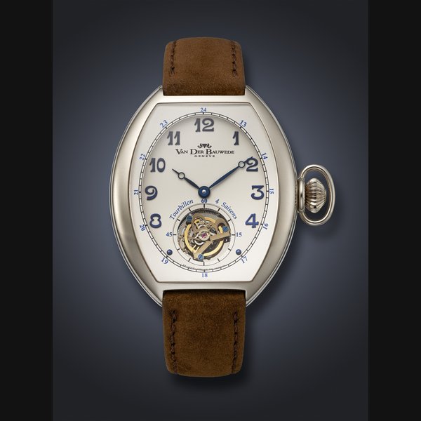 VAN DER BAUWEDE, LIMITED EDITION WHITE GOLD TOURBILLON '4 SAISONS', NO. 222 500 0003