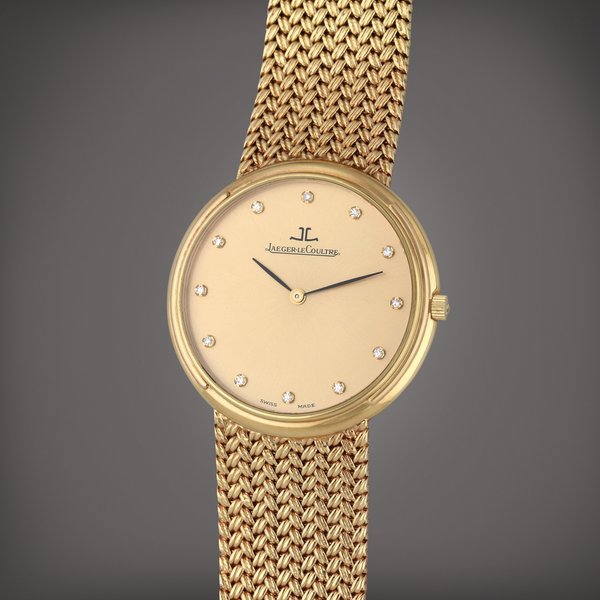 Jaeger-LeCoultre Reference 164.71.79 Odysseus | A yellow gold and diamond-set bracelet watch, Circa 1985